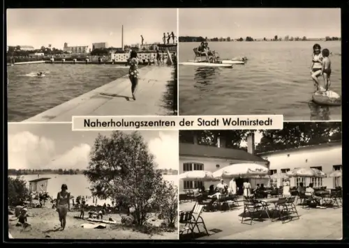 AK Wolmirstedt, HO-Gaststätte Küchenhorn, Schwimmbad, Jerisleber See