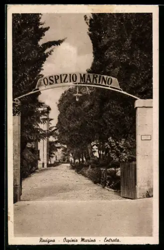 AK Rovigno, Ospizio Marino, Entrata