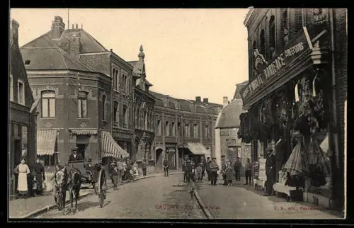 AK Caudry, Rue Gambetta