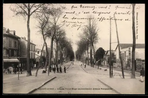 AK Choisy-le-Roi, Avenue Victor-Hugo, anciennement Avenue Pompadour