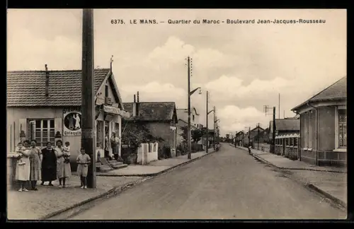 AK Le Mans, Quartier du Maroc, Boulevard Jean-Jacques-Rousseau