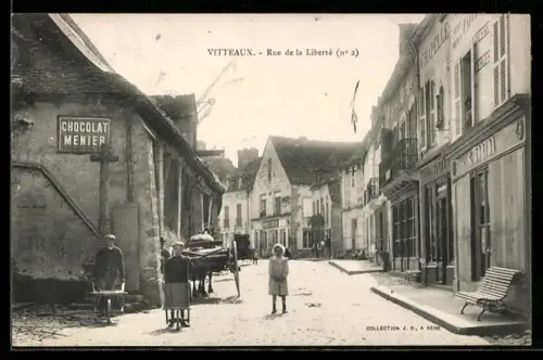 AK Vitteaux, Rue de la Liberté nº 2