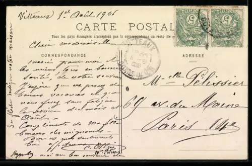 AK Vitteaux, Rue de la Liberté nº 2
