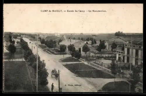 AK Mailly, Entrée du Camp, La Manutention