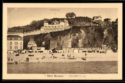 AK Fécamp /S.-I., Hôtel Miramar