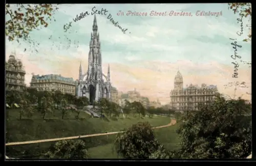 AK Edinburgh, In Princes Street, Gardens