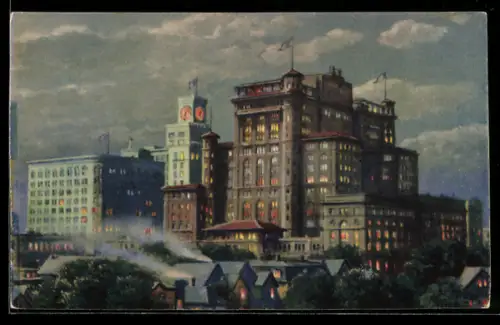 AK Vancouver, B. C., Birks Building and C. P. R. Hotel