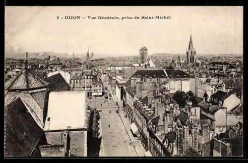 AK Dijon, Vue Générale, prise de Saint-Michel