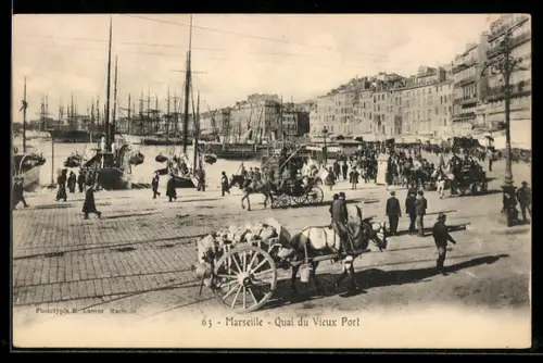 AK Marseille, Quai du Vieux Port