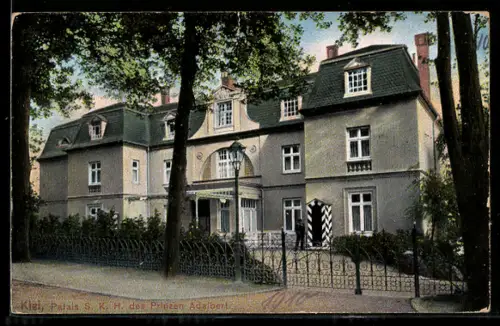 AK Kiel, Palais S. K. H. des Prinzen Adalbert