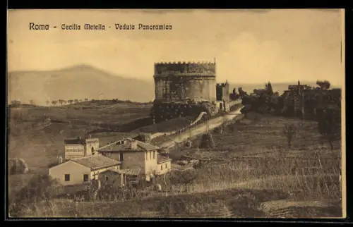 AK Roma, Cecilia Metella, Veduta Panoramica