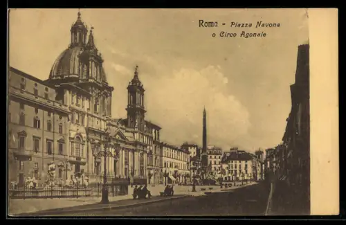 AK Roma, Piazza Navona o Circo Agonale