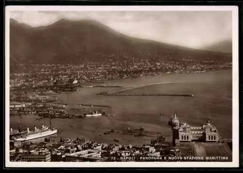 AK Napoli, Panorama e nuova stazione marittima