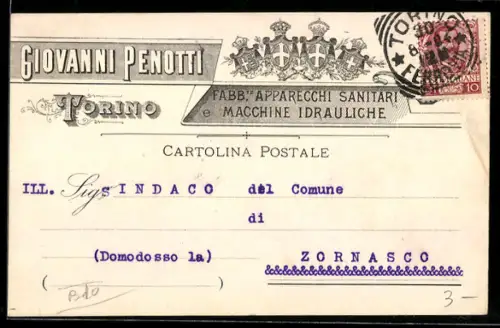 AK Torino, Fabbrica di apparecchi sanitari e macchine idrauliche Giovanni Penotti