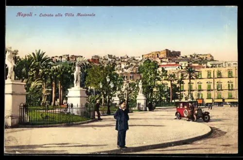 AK Napoli, Entrata alla Villa Nazionale