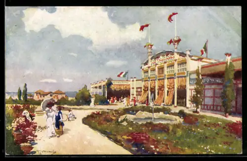 AK Venezia, Lido, Entrata del Grande Stabilimento Bagni