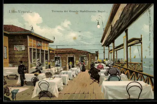 AK Venezia, Lido, Terrazza del Grande Stabilimento Bagni