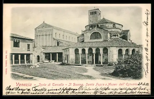 AK Venezia, Isola di Torcello, Il Duomo, Santa Fosca e Museo dell`Estuario
