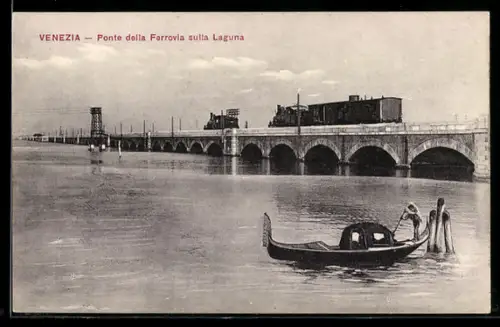 AK Venezia, Ponte della Ferrovia sulla Laguna