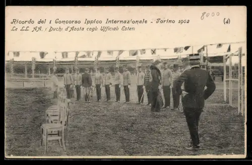 AK Torino, Ricordo del 1° Concorso Ippico Internazionale, 1902