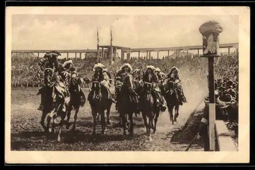 AK Torino, Carosello Storico 1928: Amazzoni Tornacanti del Re Vittorio Amedeo II Quadriglia Bonne Nouvelle