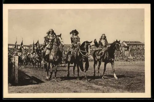 AK Torino, Carosello Storico con figuranti in costume del 1928