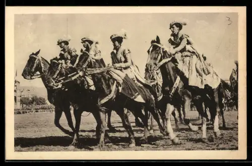 AK Torino, Carosello Storico 1928, Amazzoni Torneanti della Guardia di Emanuele Filiberto