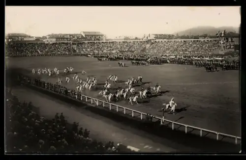 AK Torino, Carosello storico La carica degli Ascari davanti alla Tribuna Reale