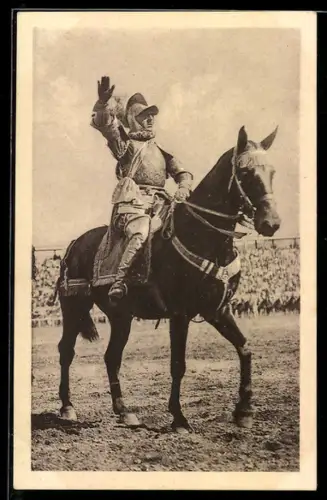 AK Torino, Carosello Storico 1928, Un Cavaliere della Quadriglia Saint Maurice