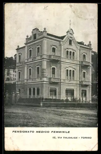 AK Torino, Pensionato Medico Femminile, Via Valsalice 12