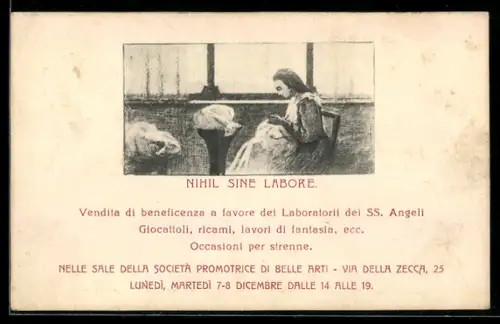 AK Torino, Vendita di beneficenza a favore dei Laboratori dei SS. Angeli