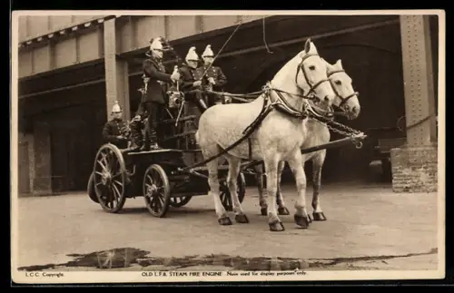 AK London, Fire Brigade, Old L. F. B. Steam Fire Engine