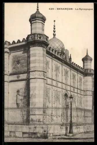 AK Besancon, La Synagogue