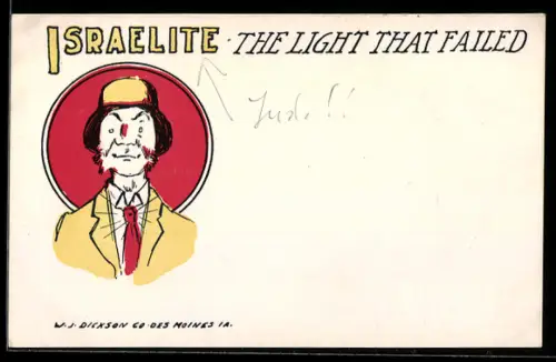 AK Israelite- The Light That Failed, Mann mit strahlender Krawatte