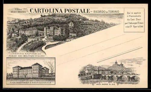 AK Torino, Istituto Naz per le Figlie dei militari italiani, Gran Madre di dio
