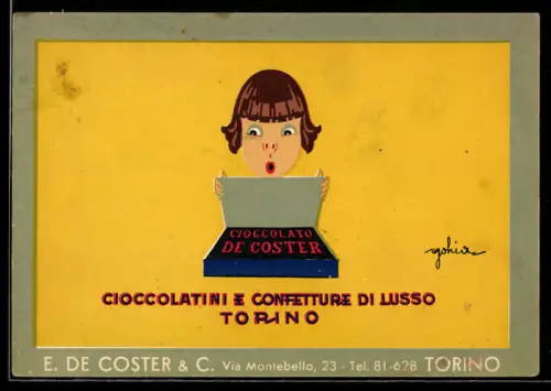 AK Torino, Cioccolatini e confetture di Lusso, Cioccolato de coster