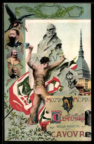 AK Torino, Centenario della Nascita di Cavour