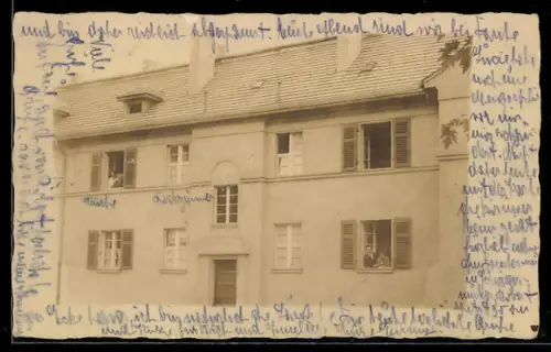 Foto-AK Berlin-Oberschöneweide, An der Wuhlheide 16 1923