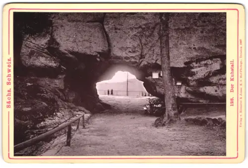 Fotografie Römmler & Jonas, Dresden, Ansicht Kuhstall /Sächsische Schweiz, Der Kuhstall