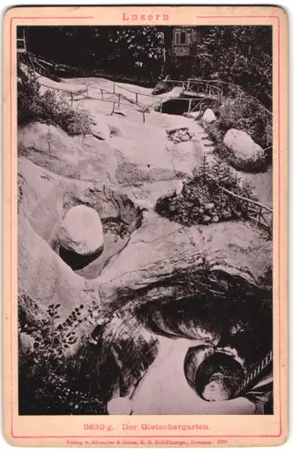 Fotografie Römmler & Jonas, Dresden, Ansicht Luzern, Der Gletschergarten