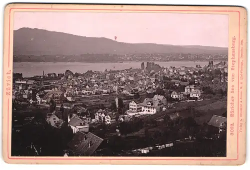 Fotografie Römmler & Jonas, Dresden, Ansicht Zürich, Zücher See von Stephansburg gesehen