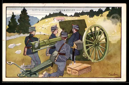 AK Reklame für Chocolats Peter & Kohler