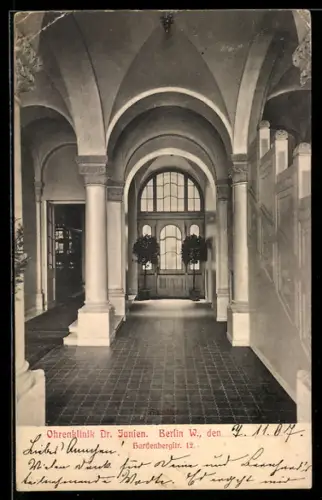 AK Berlin-Charlottenburg, Ohrenklinik Dr. Jansen, Hardenbergstr. 12