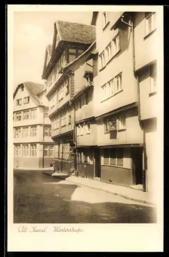AK Kassel, Klosterstrasse in der Altstadt