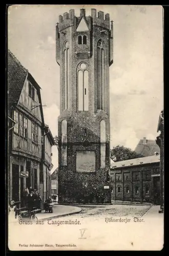 AK Tangermünde, Partie am Hühnerdorfer Tor