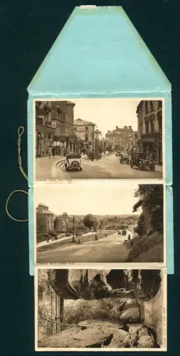 Leporello-AK Tunbridge Wells, London Road, High Street, The High Rocks, The Pantiles