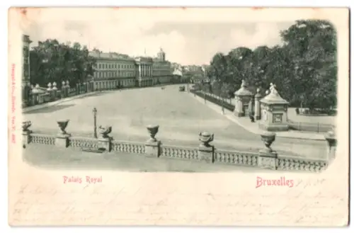 Relief-AK Bruxelles, Palais Royal