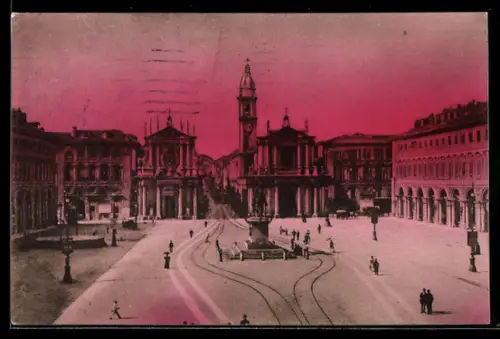 AK Torino, Piazza S. Carlo, Panorama