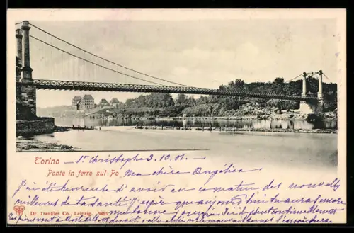 AK Torino, Ponte in ferro sul Po