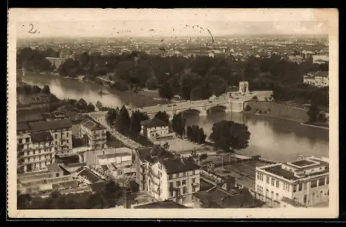 AK Torino, Panorama dal Monte dei Cappuccini